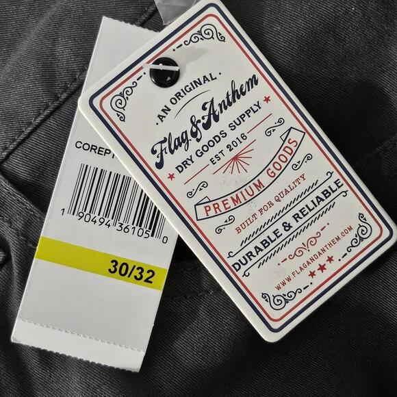 2/$50 Flag & Anthem Grey Relaxed Fit Pants Size 30 NWT - Picture 6 of 7